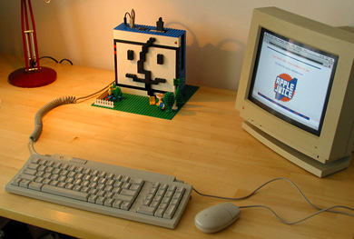 Lego Mac на рабочем столе