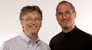 Steve Jobs и Bill Gates