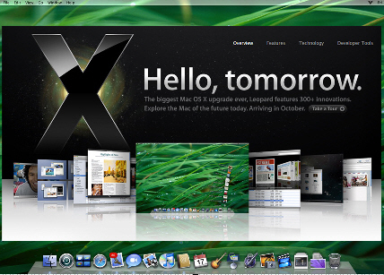 Apple Mac OS X 10.5 Leopard появится в продаже 26-го октября