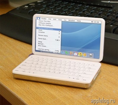 коцепт мини-ноутбука Apple