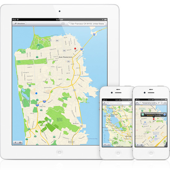 Apple получит Google Maps
