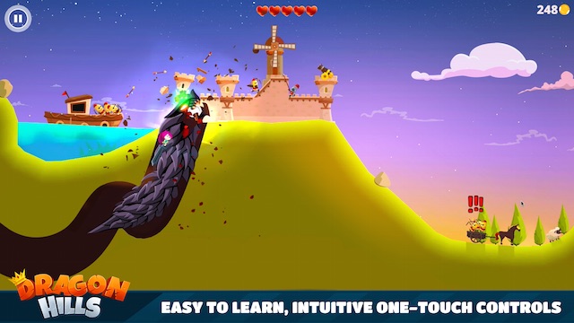 Игра Dragon Hills для iPhone и iPad — бесплатное «Приложение недели» в App Store
