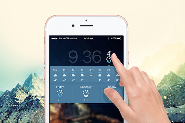 Концепт iOS 10: интерактивные иконки, «ночная» тема и цветные уведомления