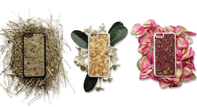 Organika Cases — чехлы для iPhone из кофейных зерен, сена, лепестков роз