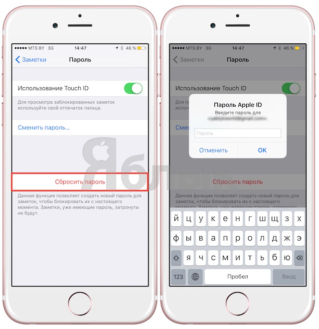 Как сбросить пароль в приложении «Заметки» на iPhone и iPad