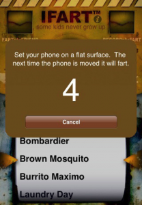 приложение iFart Mobile для iPhone
