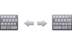 Как разделить клавиатуру на iPad